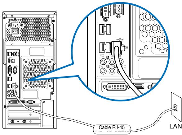 ASUS CM1831 - Conexión a工程技术 de una red de area local (LAN) - 1