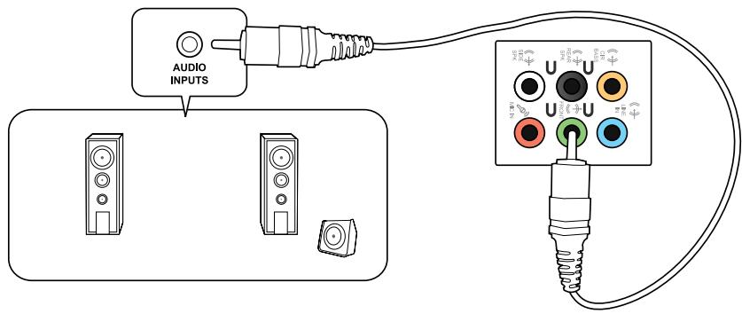 ASUS CM1831 - Luidsprekers met 2 kanalen aansluiten - 1