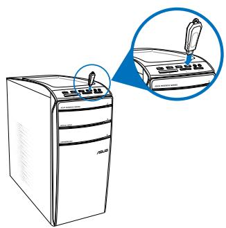 ASUS CM1831 - Pour connecter un péripérisque de stockage USB : - 1