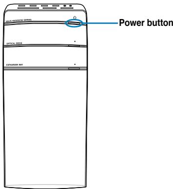 ASUS CM1831 - To turn your computer ON: - 1