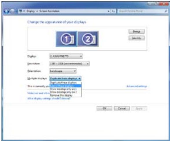 ASUS CM1831 - Para configurar varias pantallas: - 3