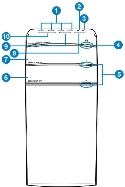 ASUS CM1831 - Panel frontal - 1