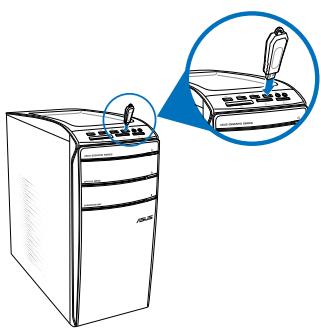 ASUS CM1831 - To connect a USB storage device: - 1