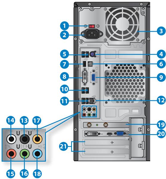 ASUS CM1831 - Rückseite - 1