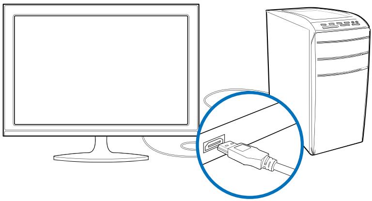 ASUS CM1831 - Connecting an HDTV - 2