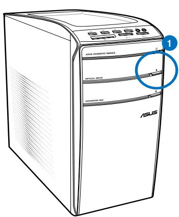ASUS CM1831 - Het optisch station gebruiken - 1