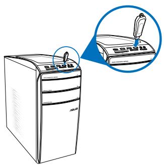ASUS CM1831 - Een USB-opslagapparaat aansluiten - 1