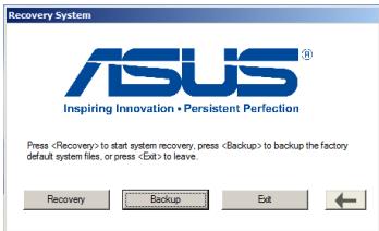 ASUS EEE PC 1225C - Utiliser la partition de restauration (Restauration F9) - 3