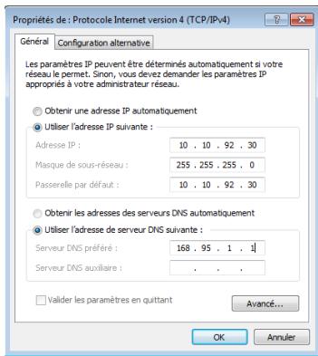 ASUS EEE PC R011CX - Utiliser une adresse IP statique : - 1