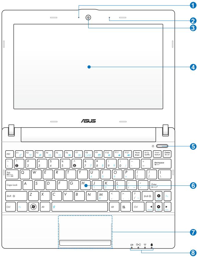 ASUS EEE PC R11CX - Dessus - 2