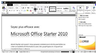 ASUS EEE PC X101H - Microsoft® Office Starter 2010 - 7