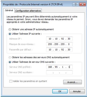 ASUS EEE PC X101H - Utiliser une adresse IP statique : - 1