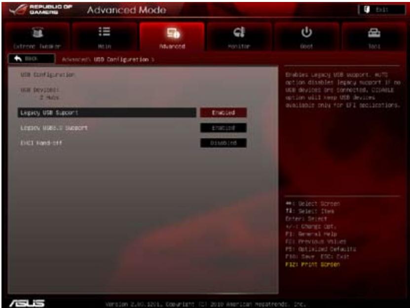ASUS MAXIMUS IV GENE-Z GEN3 - USB Configuration (Configuration USB) - 1