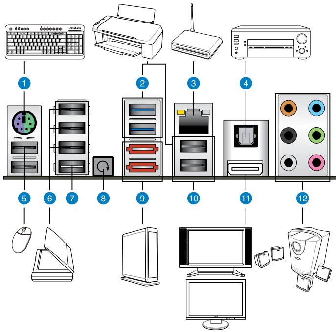 ASUS MAXIMUS IV GENE-Z GEN3 - Connecteurs arrières - 1