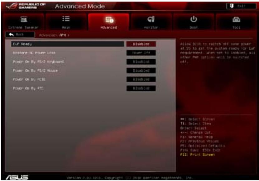 ASUS MAXIMUS IV GENE-Z GEN3 - APM (Gestion d'alimentation avancée) - 1
