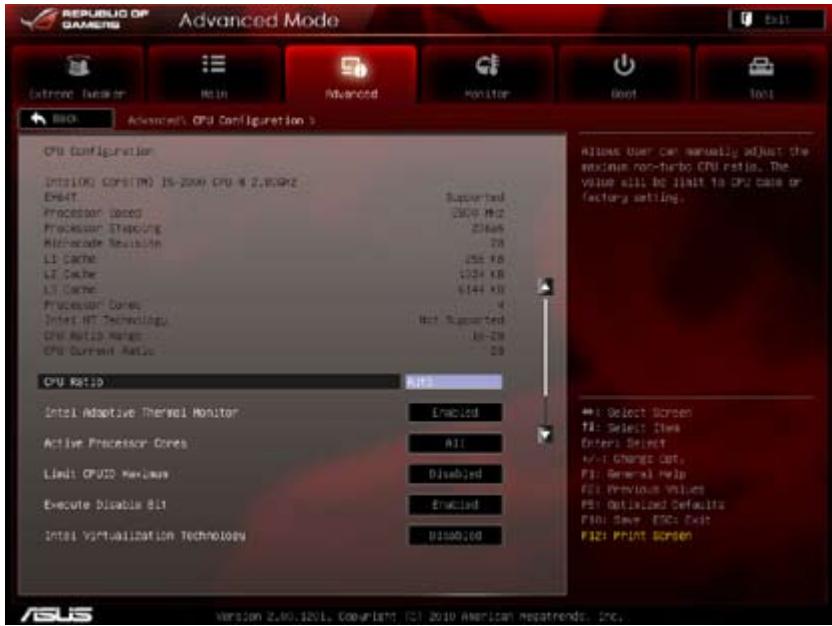 ASUS MAXIMUS IV GENE-Z GEN3 - Menu Advanced (Avancé) - 4