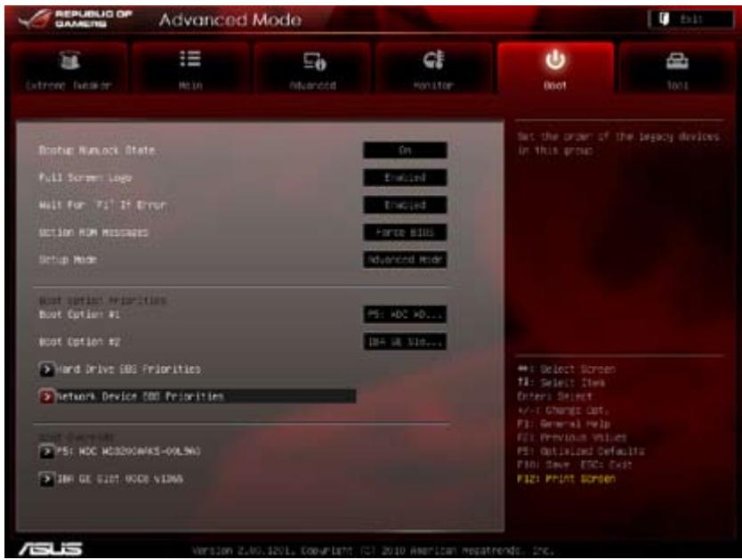 ASUS MAXIMUS IV GENE-Z GEN3 - Menu Boot (Démarrage) - 1