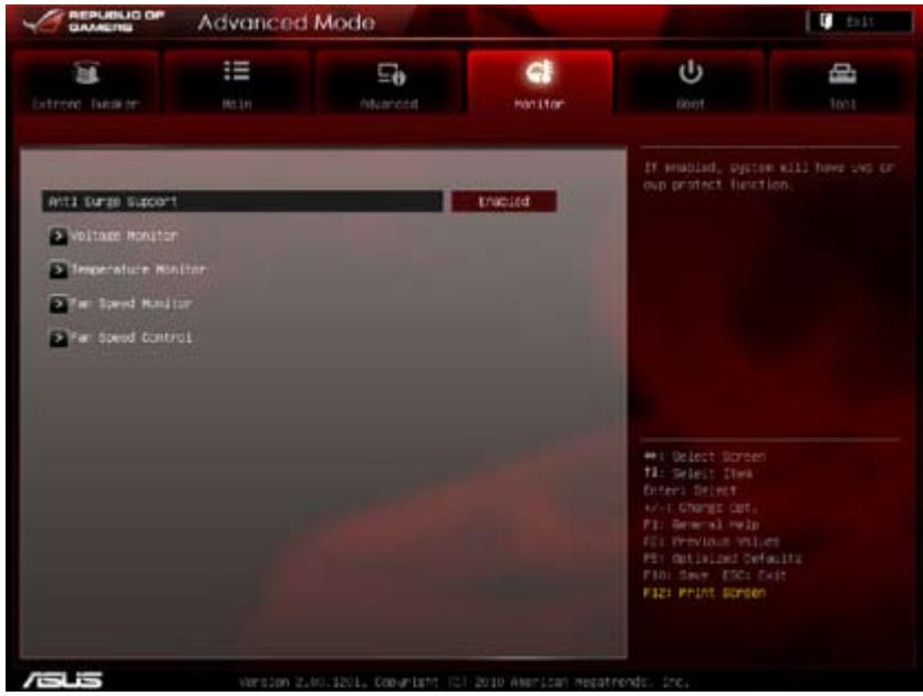 ASUS MAXIMUS IV GENE-Z GEN3 - Menu Monitor (Surveillance) - 1