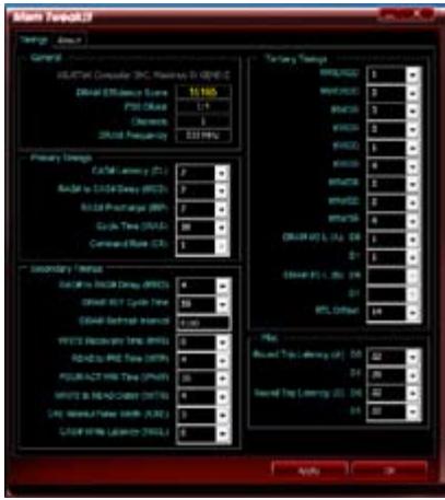 ASUS MAXIMUS IV GENE-Z GEN3 - Pour lancer MemTweaklt : - 1
