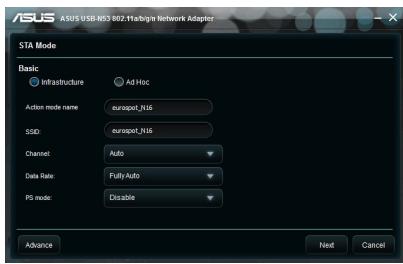 ASUS USB-N53 - Mode point d'accès logiciel (Soft AP) (Windows® XP/Vista/7) - 7