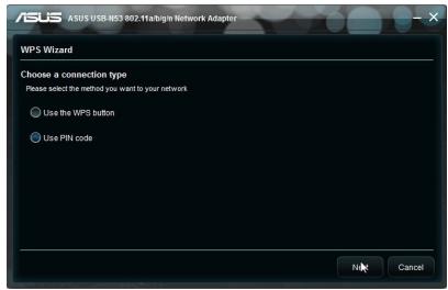 ASUS USB-N53 - Se connecter à un réseau sans fil via WPS - 6