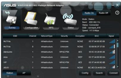 ASUS USB-N53 - Se connecter à un réseau sans fil via WPS - 2