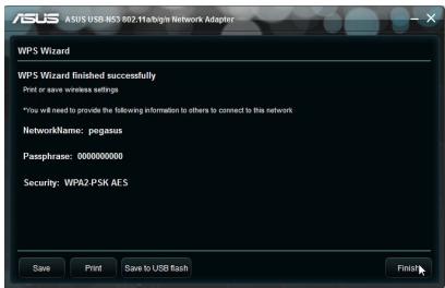 ASUS USB-N53 - Se connecter à un réseau sans fil via WPS - 8