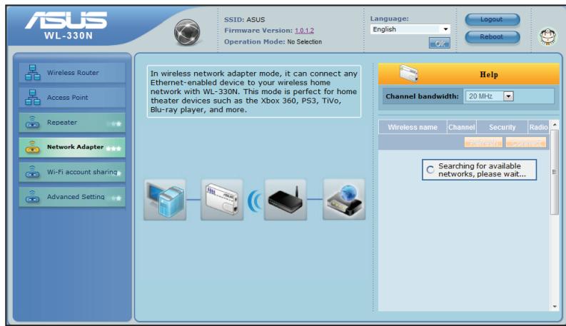 ASUS WL-330N - Mode Adaptateur Ethernet - 2