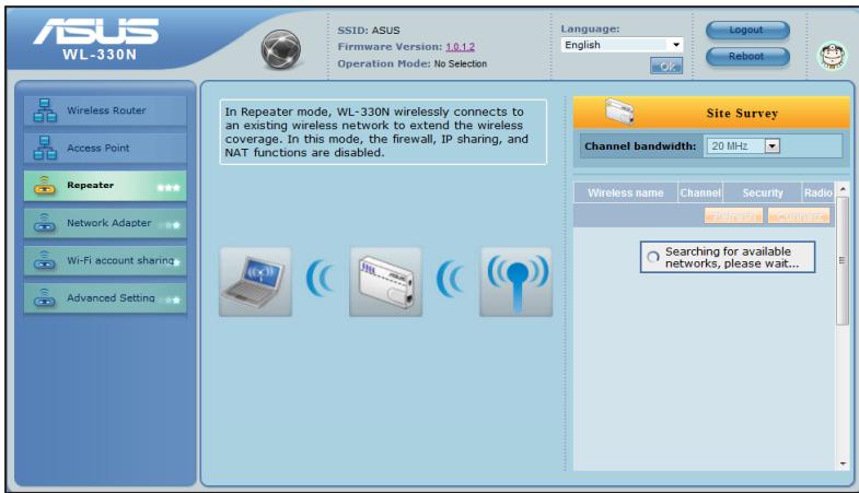 ASUS WL-330N - Mode Repéteur - 2