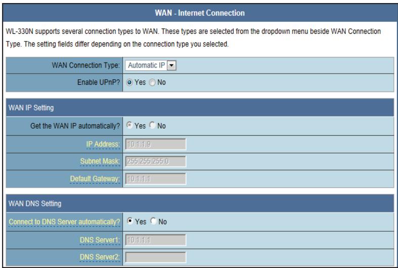 ASUS WL-330N - Connexion Internet - 1