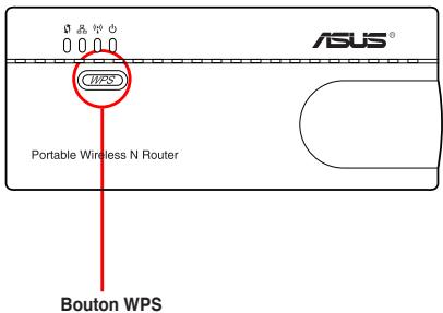 ASUS WL-330N - Appuyez sur le bouton WPS de votre routeur. - 1