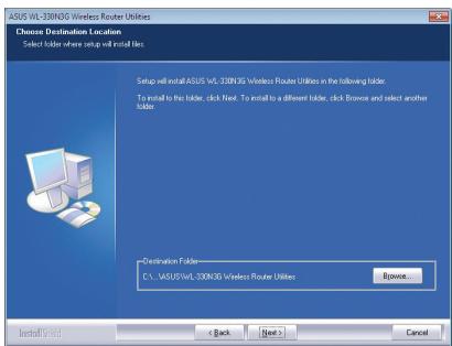 ASUS WL-330N - Installer les utilisaires - 3