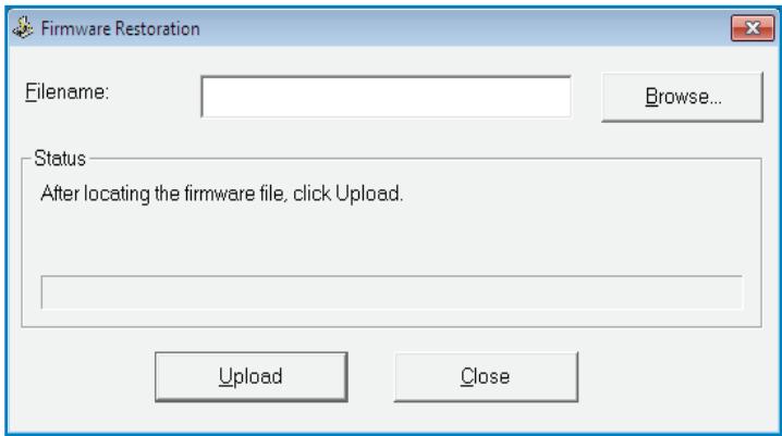 ASUS WL-330N - Pour lancer le mode de secours and utiliser l'utilitaire Firmware Restoration : - 1