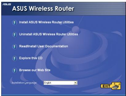 ASUS WL-330N - Installer les utilisaires - 1
