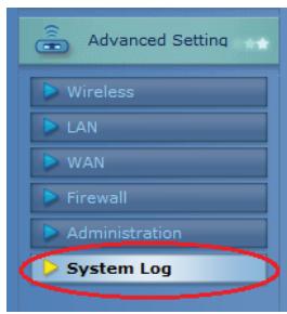 ASUS WL-330N - Historique du système - 1