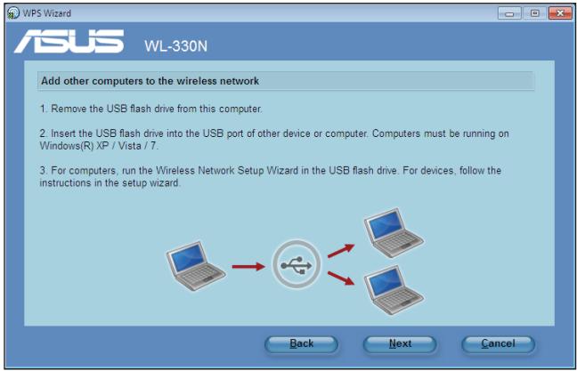 ASUS WL-330N - Ajouter un dispositif reseau via un periphérique de stockage USB - 3