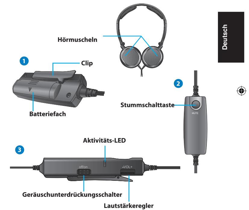 ASUS NC1 - Kennenlernen ihrer Kopfhörer - 1