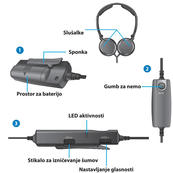 ASUS NC1 - Seznanitev s slusalkami - 1