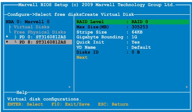 ASUS P8P67 WS REVOLUTION, P8P67 DELUXE - Créer un volume RAID - 2