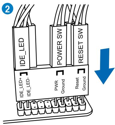 ASUS P8P67 WS REVOLUTION, P8P67 DELUXE - Pour installer ASUS Q-Connector - 2