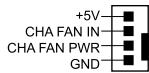 ASUS P8P67 WS REVOLUTION, P8P67 DELUXE - Connecteurs de ventilation (4-pin CPU_FAN; 4-pin CHA_FAN1; 3-pin CHA_FAN2; 3-pin PWR_FAN1/2) - 4