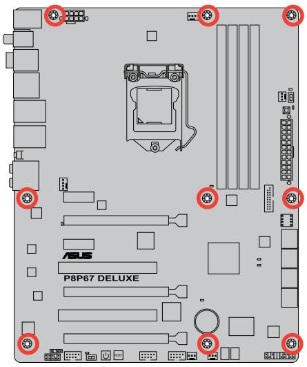 ASUS P8P67 WS REVOLUTION, P8P67 DELUXE - Installation de la carte mère - 5
