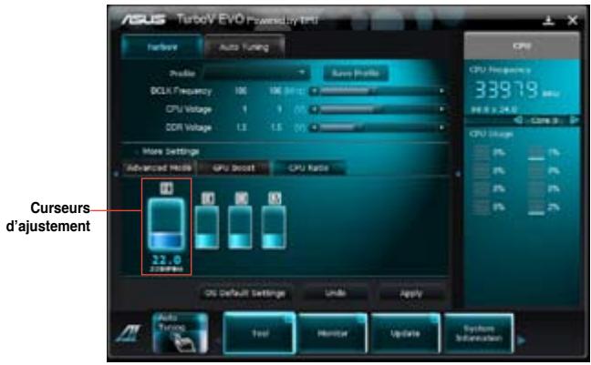 ASUS P8P67 WS REVOLUTION, P8P67 DELUXE - CPU Ratio (Ratio du CPU) - 3