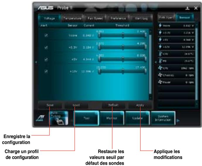 ASUS P8P67 WS REVOLUTION, P8P67 DELUXE - Configurer Probe II - 1