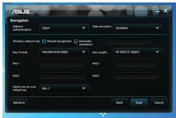 ASUS PCE-N15 - Config - Encryption - 1