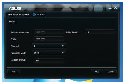 ASUS PCE-N15 - Mode Point d'accès logiciel (Soft AP) (Windows® XP/Vista/7) - 6