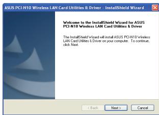ASUS PCI-N10 - Installer le pilote et les utilisaires - 4
