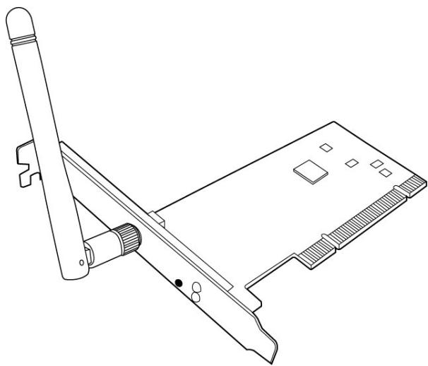 ASUS PCI-N10 - (Destinée aux réseaux sans fil 802.11g/b/n) - 1