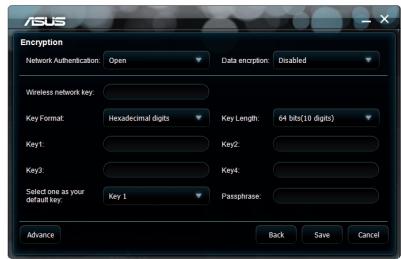 ASUS PCI-N10 - Config - Encryption - 1