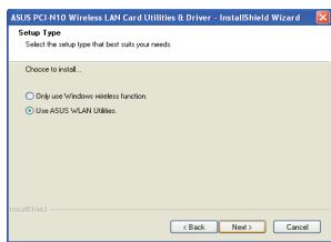 ASUS PCI-N10 - Installer le pilote et les utilisaires - 5